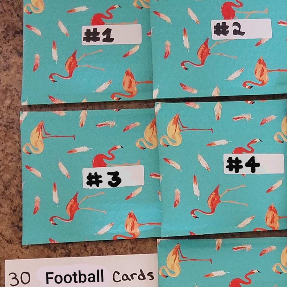 Football Card Mystery packs. 30 cards 2Autos